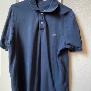 Vineyard Vines navy blue polo